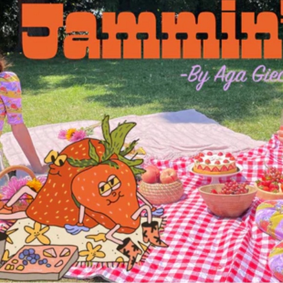 Nooworks Andie dress in Jammin’ 🍓small - Picture 2 of 9